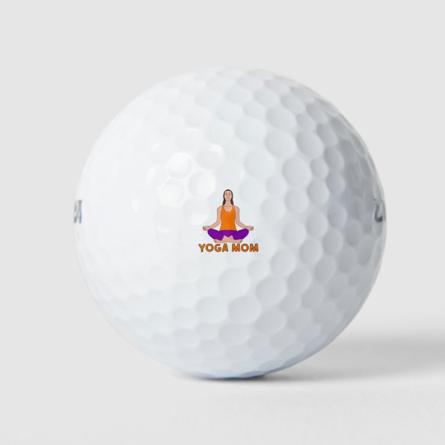 Yoga-Mama Golfball (Vorderseite)