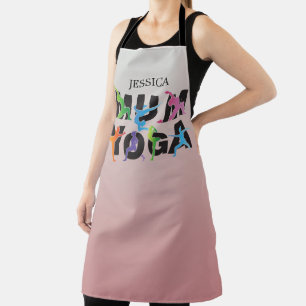 Yoga Mama Meditation Hobby Niedliche Mama Schürze