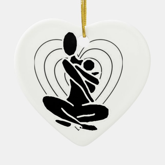 Yoga Mama Ornament (Vorne)