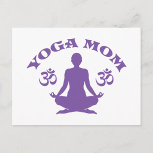 Yoga-Mama Postkarte