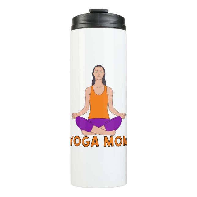 Yoga-Mama Thermosbecher (Vorderseite)