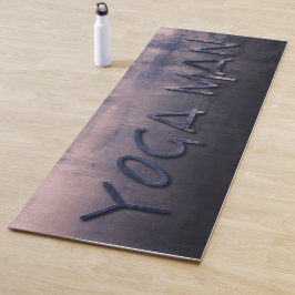 Yoga Man Blue Mallow rustikal Yogamatte