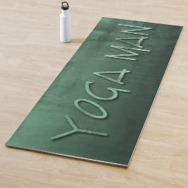 Yoga Man green rustic Yogamatte