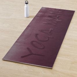 Yoga Man Lila Grau rustikal Yogamatte