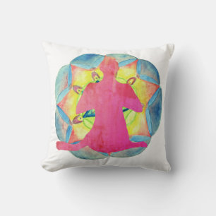 Yoga Mandala Art Cushion Kissen
