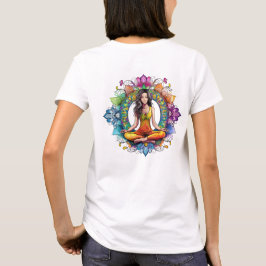 Yoga Mandala Friedlich T - Shirt
