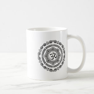 Yoga-Mandala Om-Symbol Buddha Yogi-Geschenk Kaffeetasse
