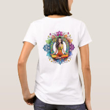Yoga Mandala T-shirt pacifique
