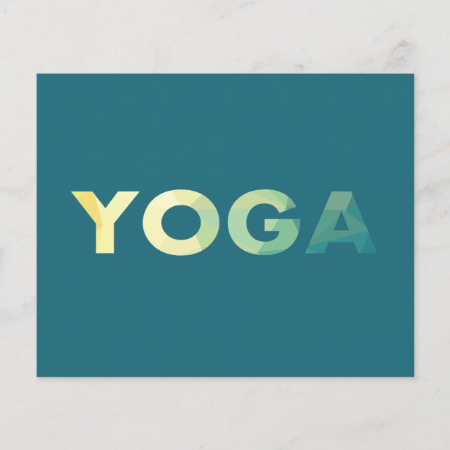 Yoga Mandala-Text (Vorderseite)