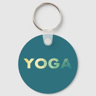 Yoga Mandala-Text Schlüsselanhänger