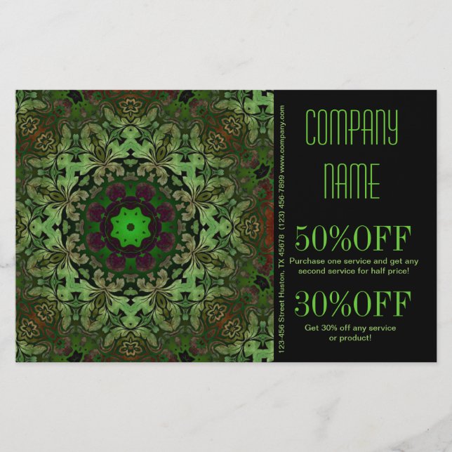 Yoga Mandala, Therapeutin für ganzheitliche Gesund Flyer (Vorne)
