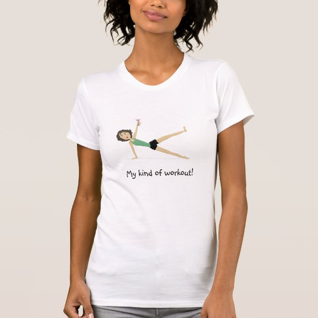 Yoga Martini T-Shirt (Vorderseite)