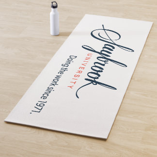 Yoga Mat - Arbeiten mit Orange Back Yogamatte