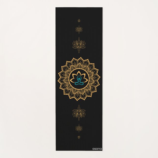 Yoga Mat ASANA, YOGA, Ganesha Yogamatte (Vorderseite)