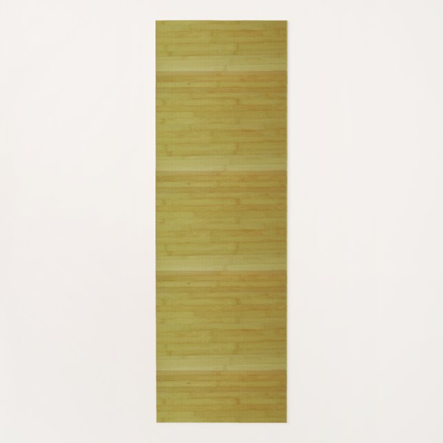 Yoga Mat - Bamboo Floor Boards Yogamatte (Vorderseite)