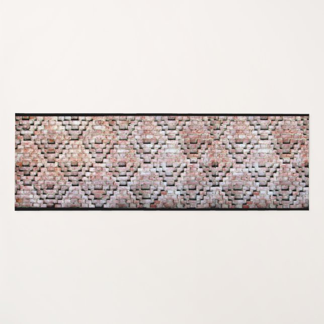 Yoga Mat - Brick Diamond Muster Yogamatte (Vorderseite (Horizontal))