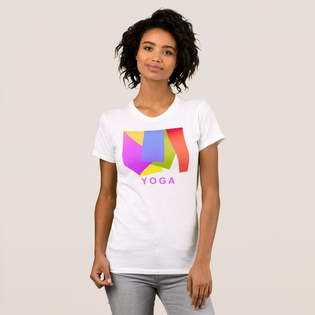 Yoga Mat Designs T-Shirt (Vorne ganz)