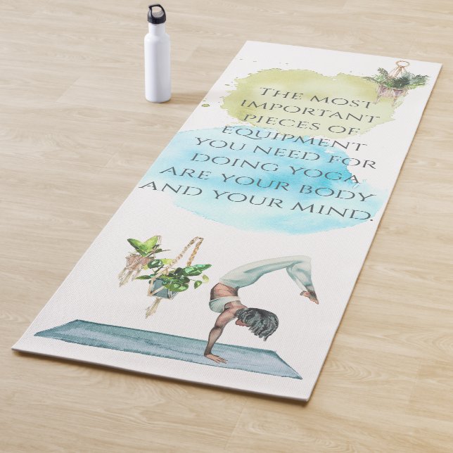 Yoga Mat für Körper und Geist Yogamatte (Beispiel)