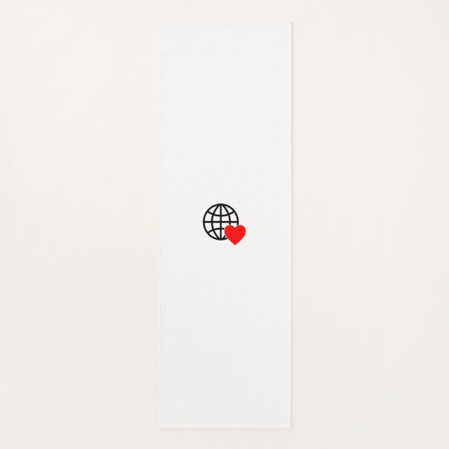 Yoga Mat für neue personalisierte Text-Logos Yogamatte (Vorderseite)