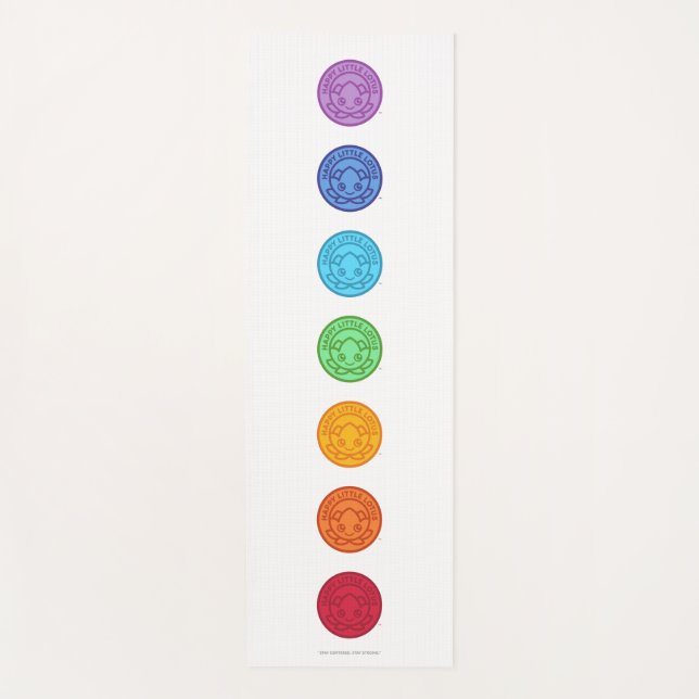 Yoga Mat - Happy Little Lotus Yogamatte (Vorderseite)