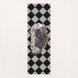 Yoga Mat Lazy Cat Diamond Hatch Yogamatte