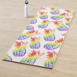 Yoga Mat mit einer lebhaften Ananas Yogamatte