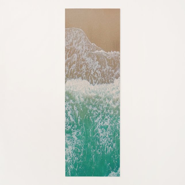Yoga mat Ocean shoreline Strandmatte Yogamatte (Vorderseite)