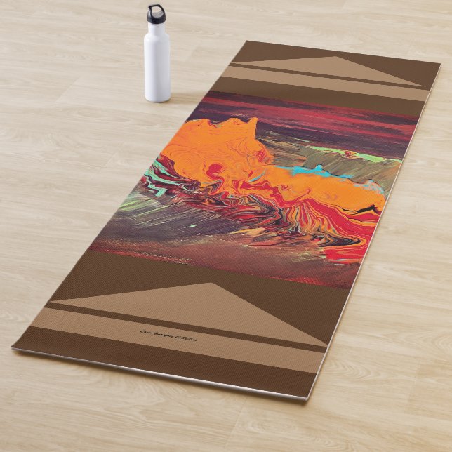 Yoga Mat "Orange Burst" Yogamatte (Beispiel)