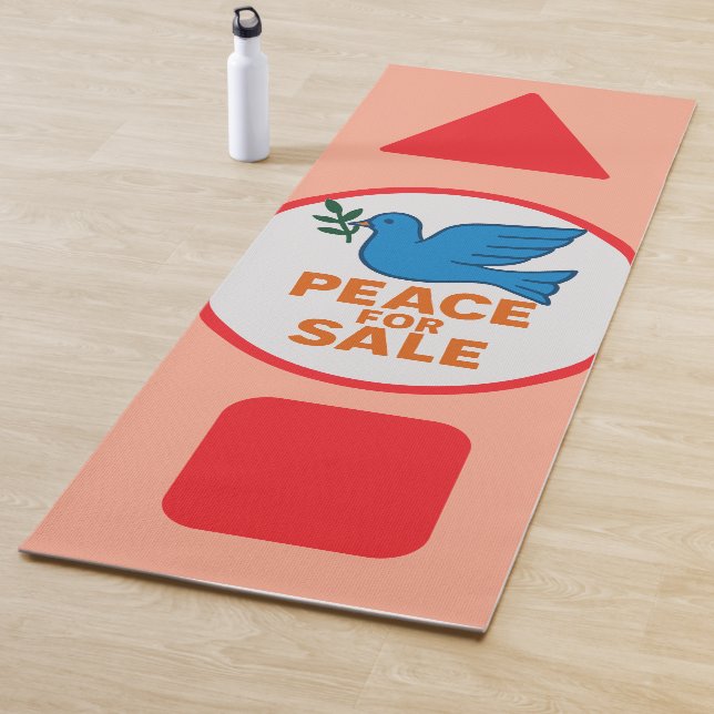 Yoga Mat , Peace theme designed yoga mat Yogamatte (Beispiel)