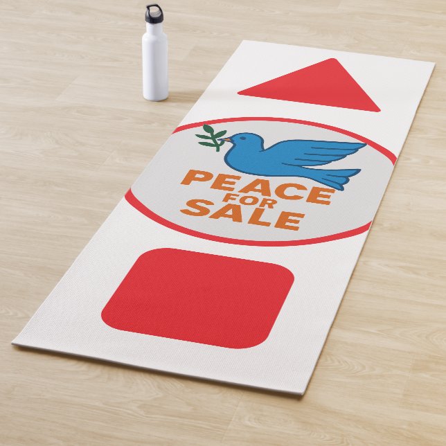 Yoga Mat , Peace theme designed yoga mat Yogamatte (Beispiel)