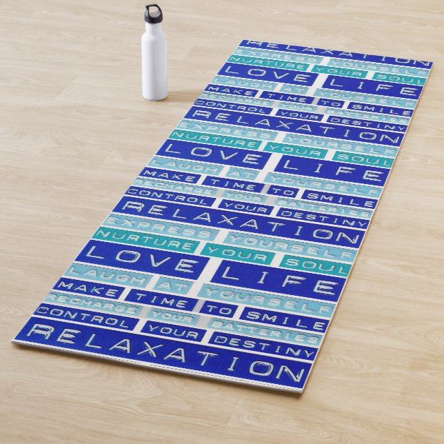 Yoga Mat Relaxation Liebe Leben Pflege Ihr Soul Yogamatte (Beispiel)