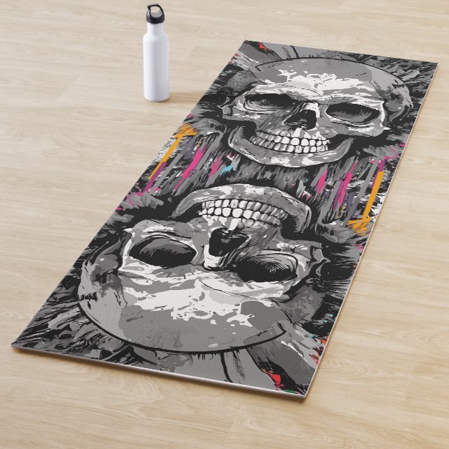Yoga Mat - Skull Yoga Mat Yogamatte (Beispiel)