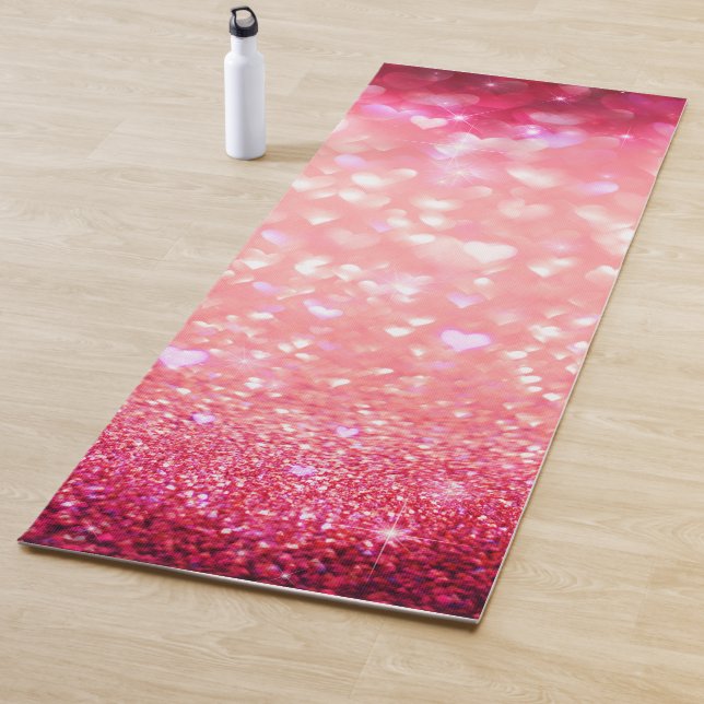 Yoga Mat - Sparkle Herz Yogamatte (Beispiel)