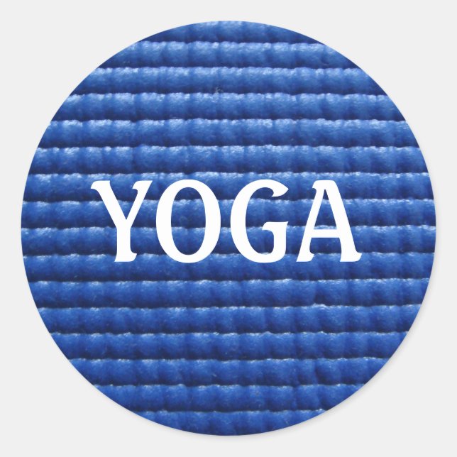 Yoga Mat Sticker (Vorderseite)