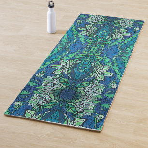 Yoga Mat - Water Lilies (Lotus pond) SpaceCake Art Yogamatte