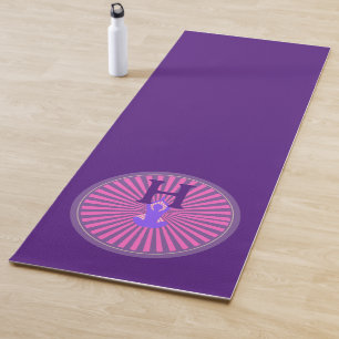 Yoga Mat - Yoga Zen - Personalisiert - Initial hin Yogamatte