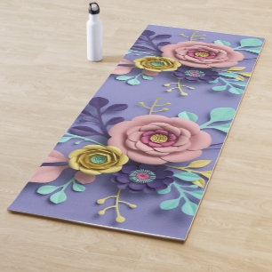 Yoga Mats Yoga Floral Rose Yogamatte