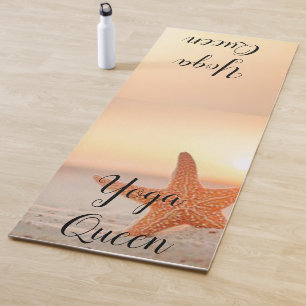 Yoga Mats Yoga Queen Starfish Sand Beach Yogamatte