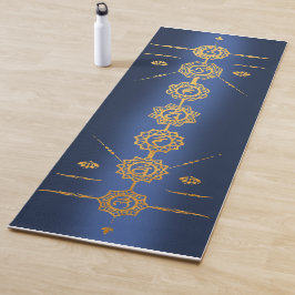 Yoga matte guide 7 Chakras goldenes Design