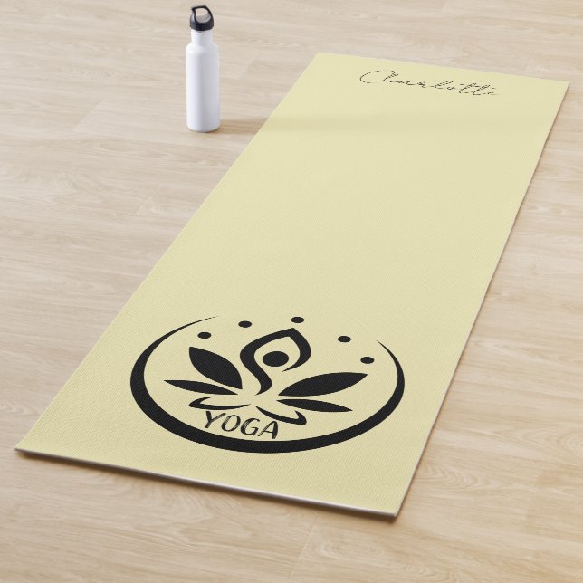 YOGA-Matte, Hübsch, blassgelb Yogamatte (Beispiel)