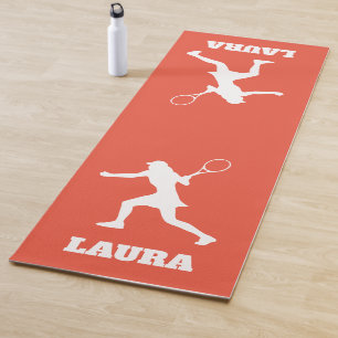 Yoga-Matte in Sonderfarbe für Tennisspielerin Yogamatte