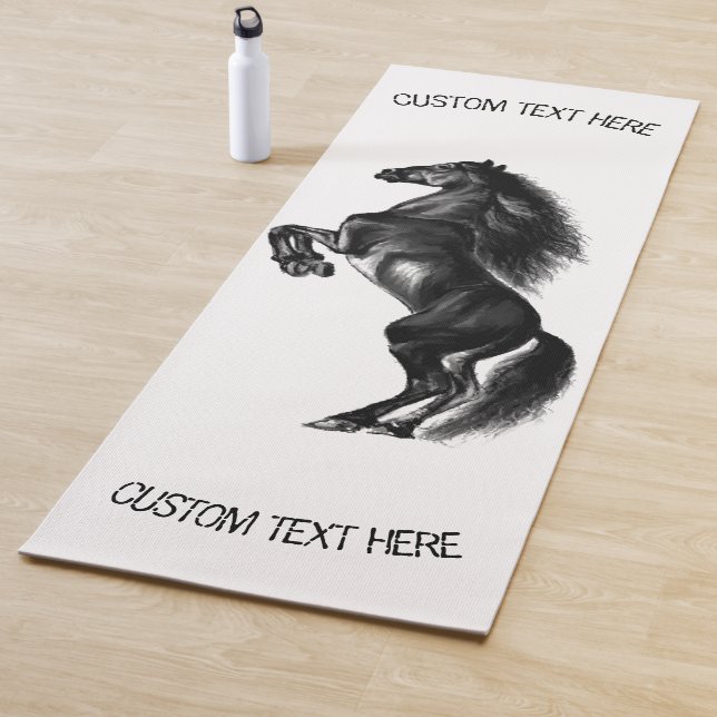 Yoga-Matte mit benutzerdefiniertem Text Yogamatte (Beispiel)