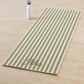 Yoga-Matte | Personalisierter gestreifter benutzer Yogamatte