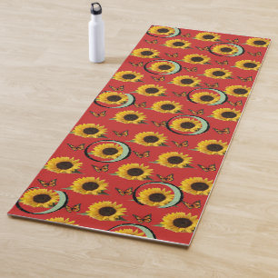 Yoga Matte Sonnenblume