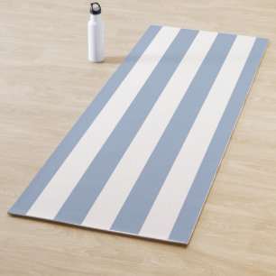 Yoga-Matten Blau-Weiß gestreift Yogamatte