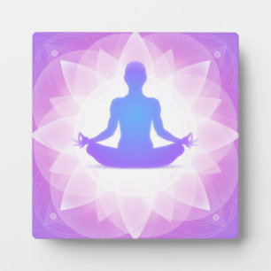 Yoga Mediation Fotoplatte
