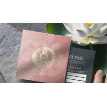 Yoga Mediation Instructor Class Pass Loyalty Card