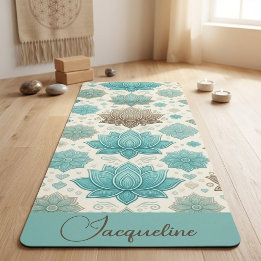 Yoga Meditation Achtsamkeit Heilige Lotus Spiritua Yogamatte