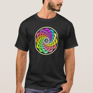 Yoga Meditation Fitness Spirituelle Om Lotus Blume T-Shirt