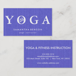 Yoga-Meditation für elegante Logos Visitenkarte